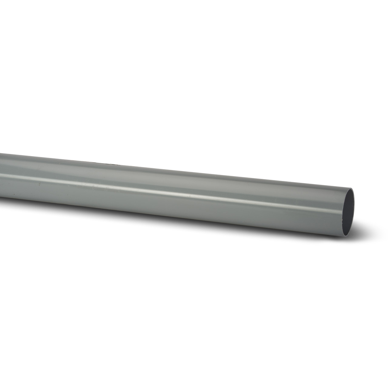 Photograph of Polypipe Round Pipe 68mm Grey 2.5m