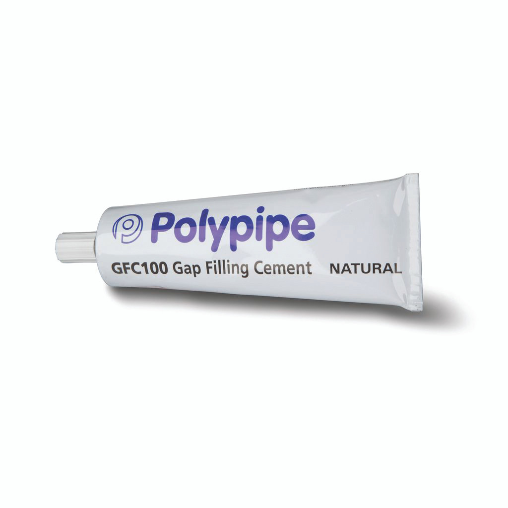 Photograph of Polypipe Gap Filling Cement 140Gm Tube Clear