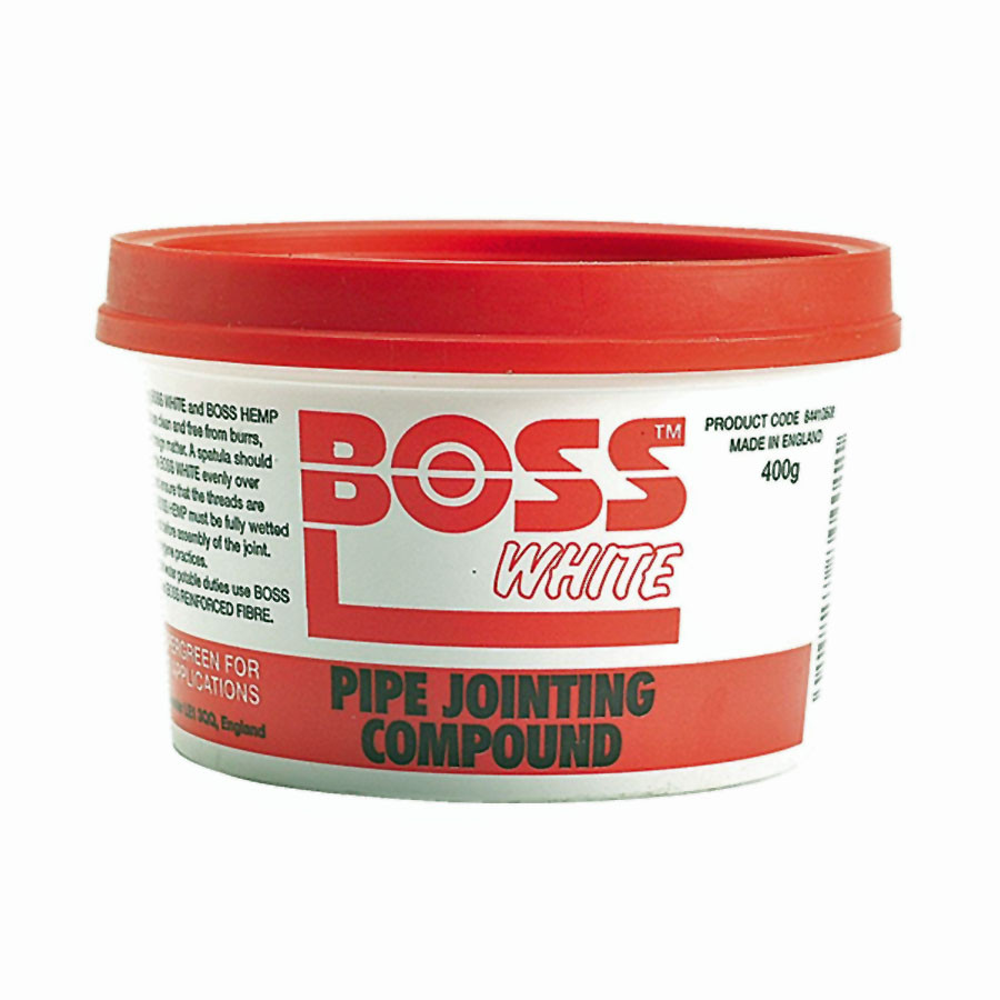 Photograph of Boss White Pipe Jointing Compound 400g