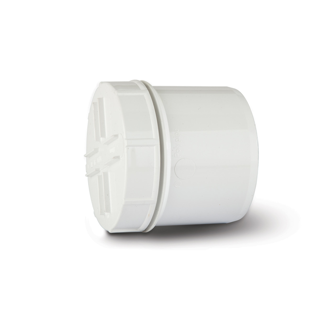 Photograph of Polypipe Soil & Vent 110mm White Access Plug