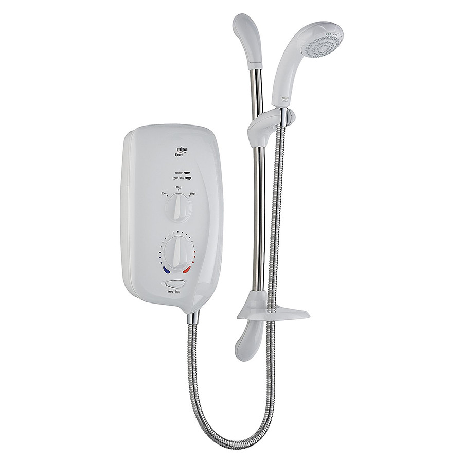 Photograph of Mira Sport Electric Shower 9.0kW White/Chrome