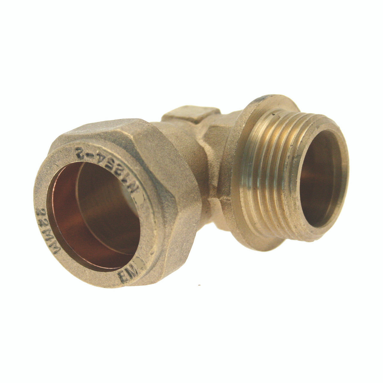 Compression Fitting MI x C Elbow ? x 22mm