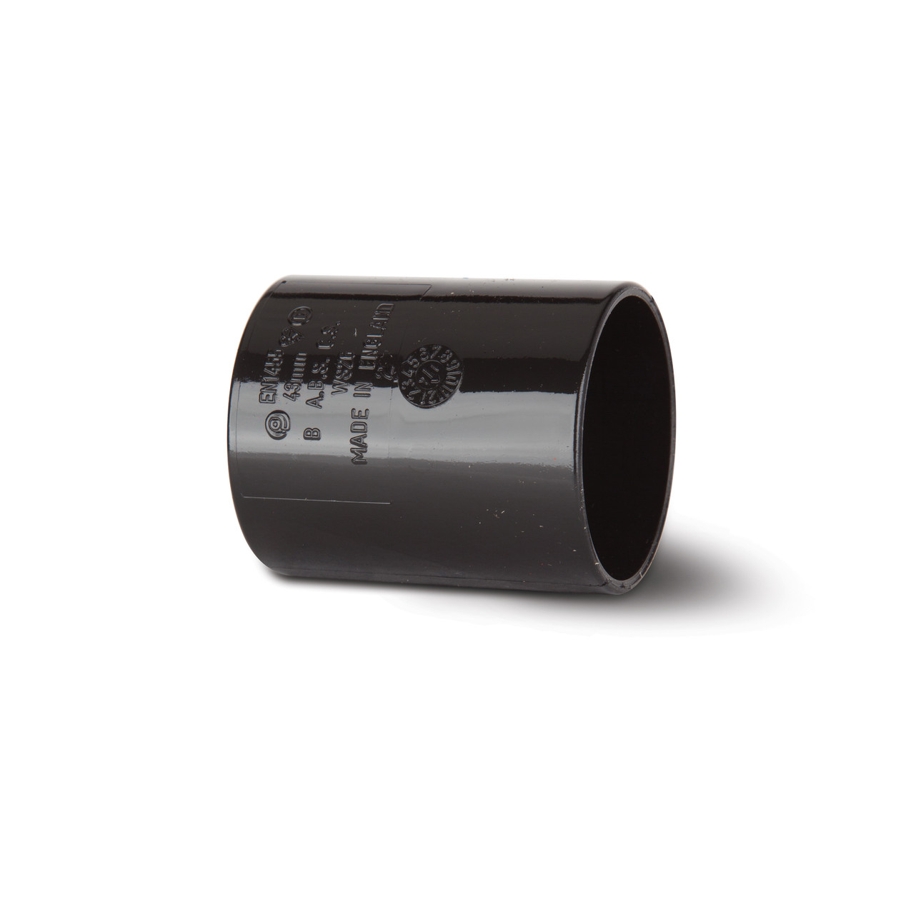 Photograph of Polypipe Solvent Weld Waste 32mm Black Straight Coupling