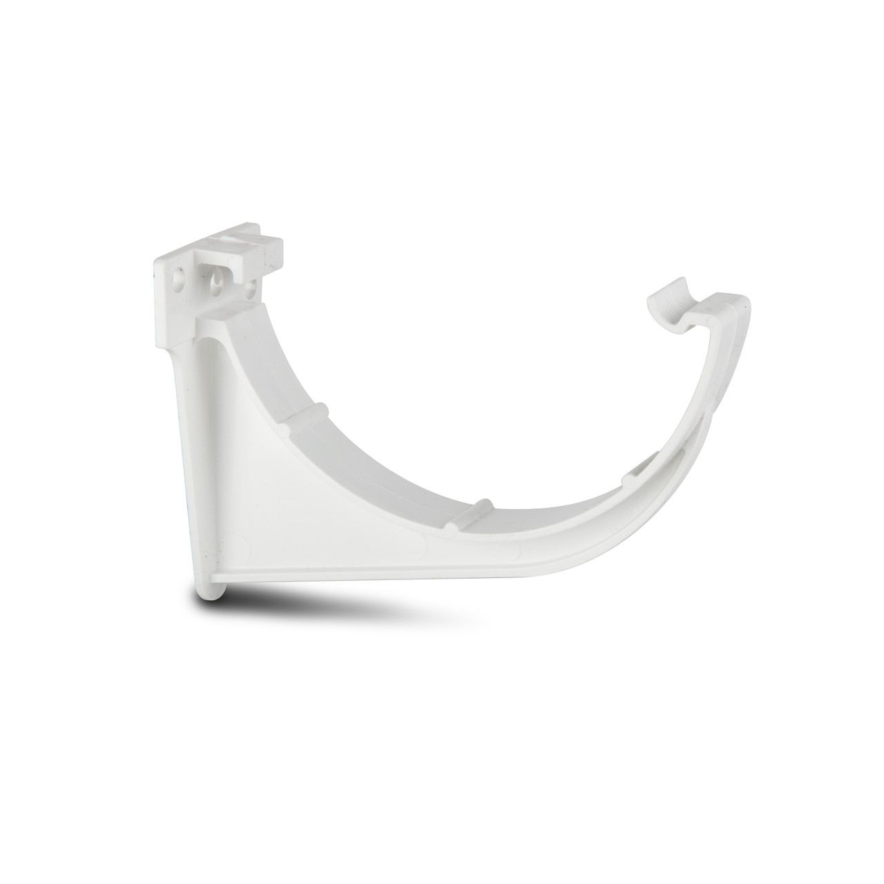 Photograph of Polypipe Half Round 112mm White Gutter Fascia Bracket