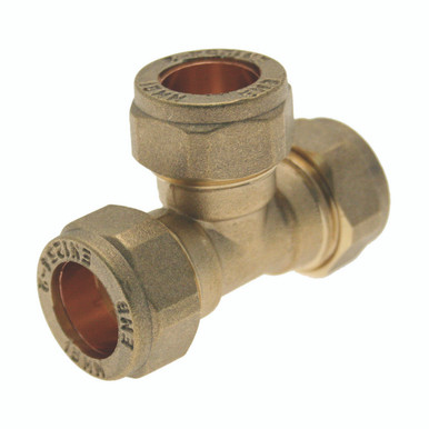 Further photograph of Compression Fitting Equal Tee 8mm