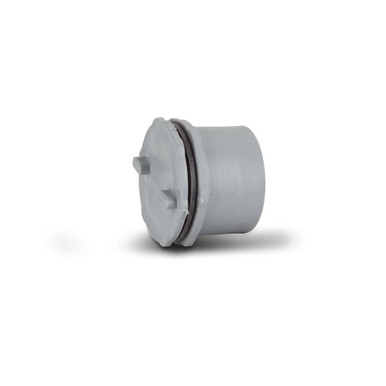 Polypipe Push Fit Waste 32mm Grey Access Plug product image