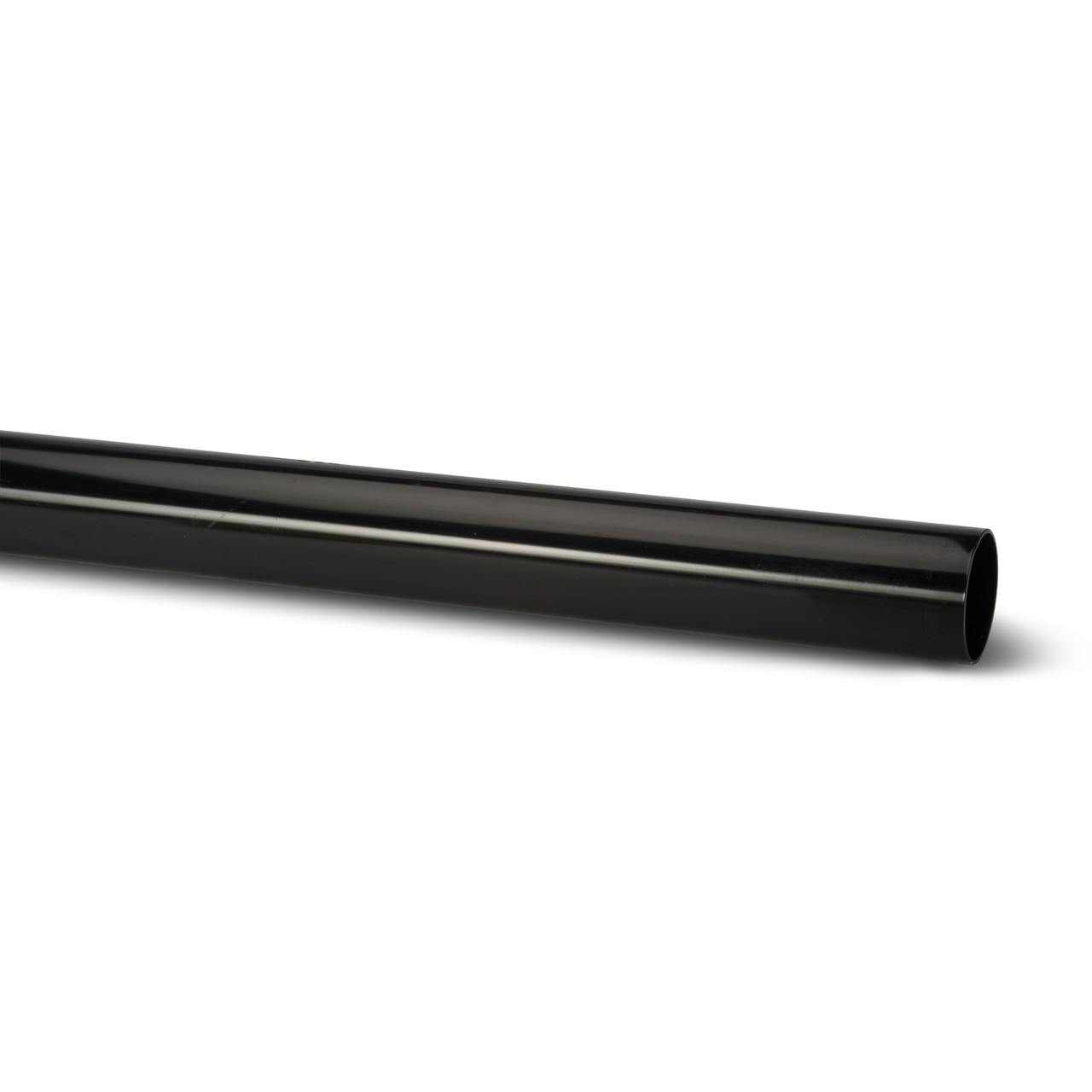 Photograph of Polypipe Round Pipe 68mm Black 2.5M