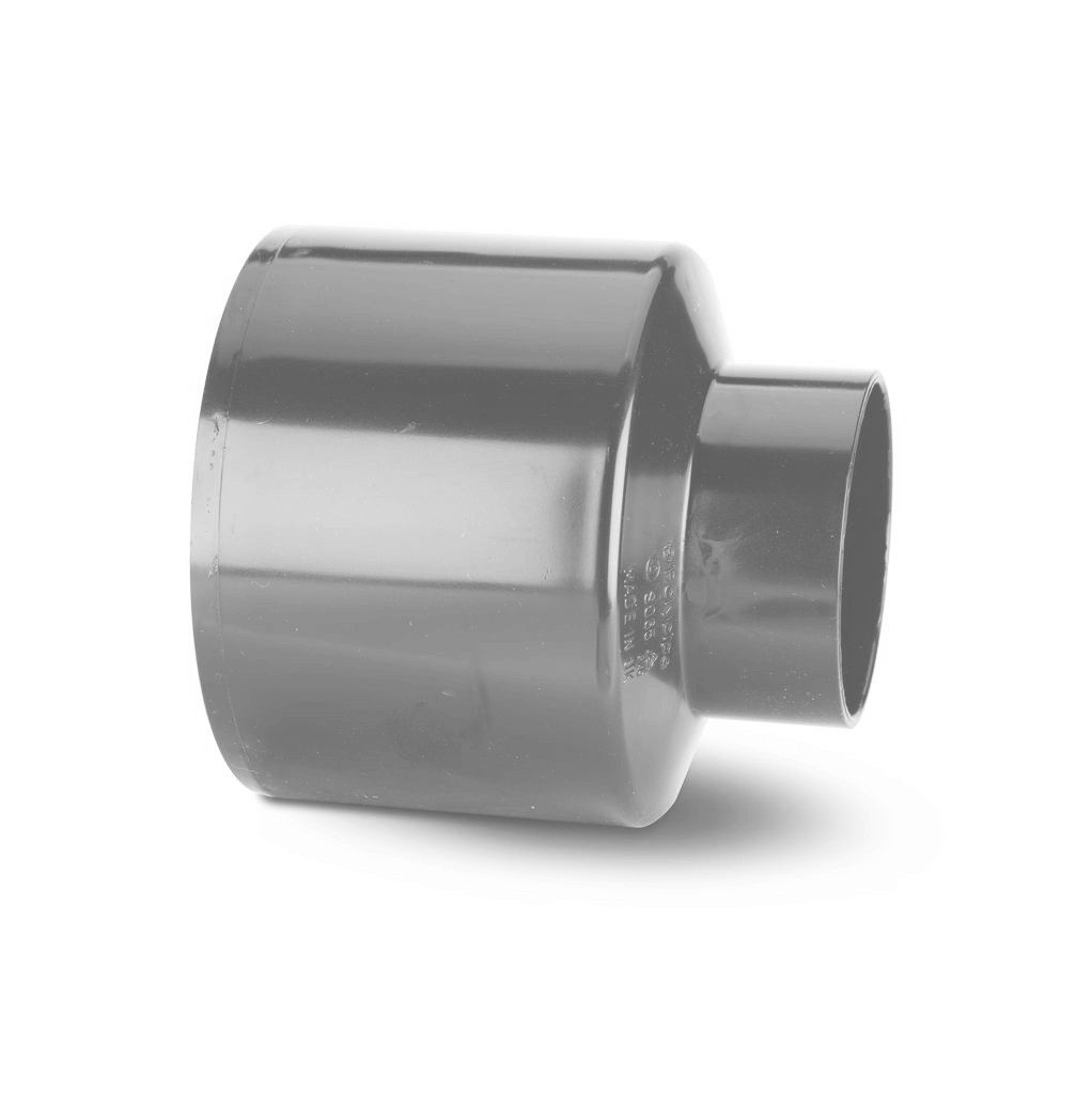 Photograph of Polypipe Soil & Vent 110mm Grey Socket Reducer Waste