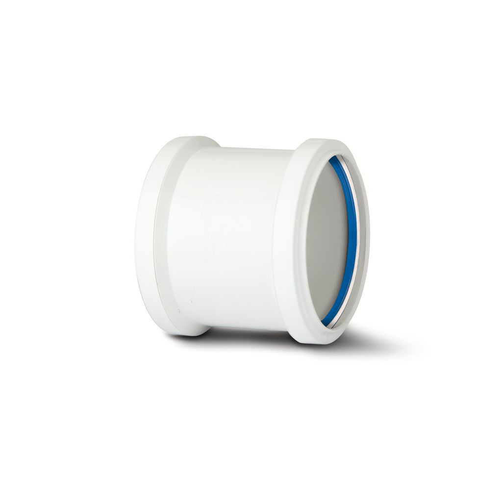 Photograph of Polypipe Soil & Vent 110mm White Double Socket