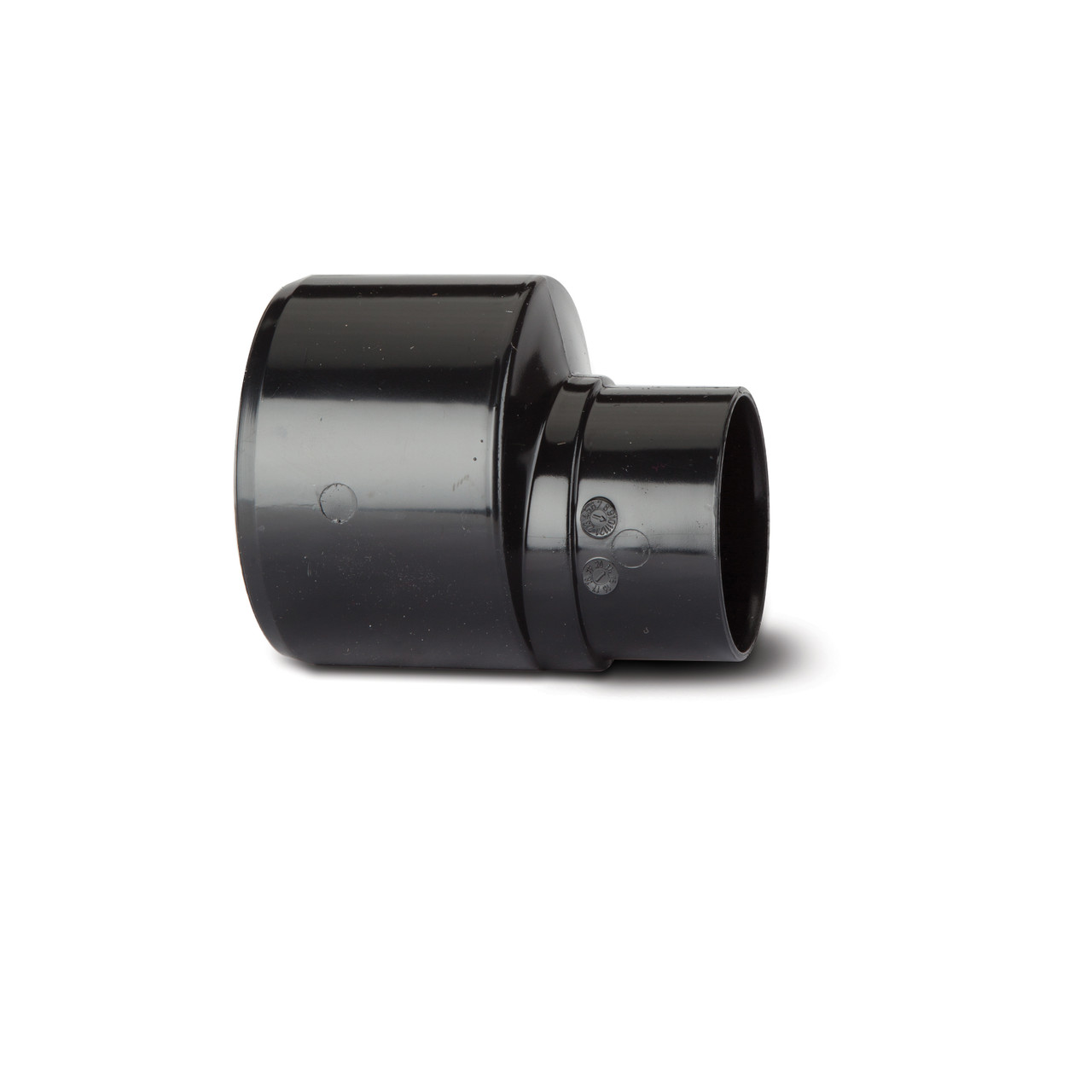 Photograph of Polypipe Soil & Vent 110mm Black Socket Reducer RW68