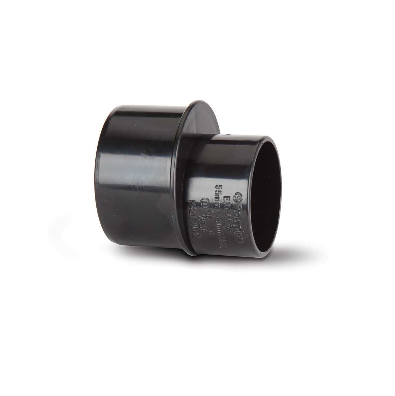 Photograph of Polypipe Solvent Weld Waste 40mm Black 40mm X 32mm Reducer