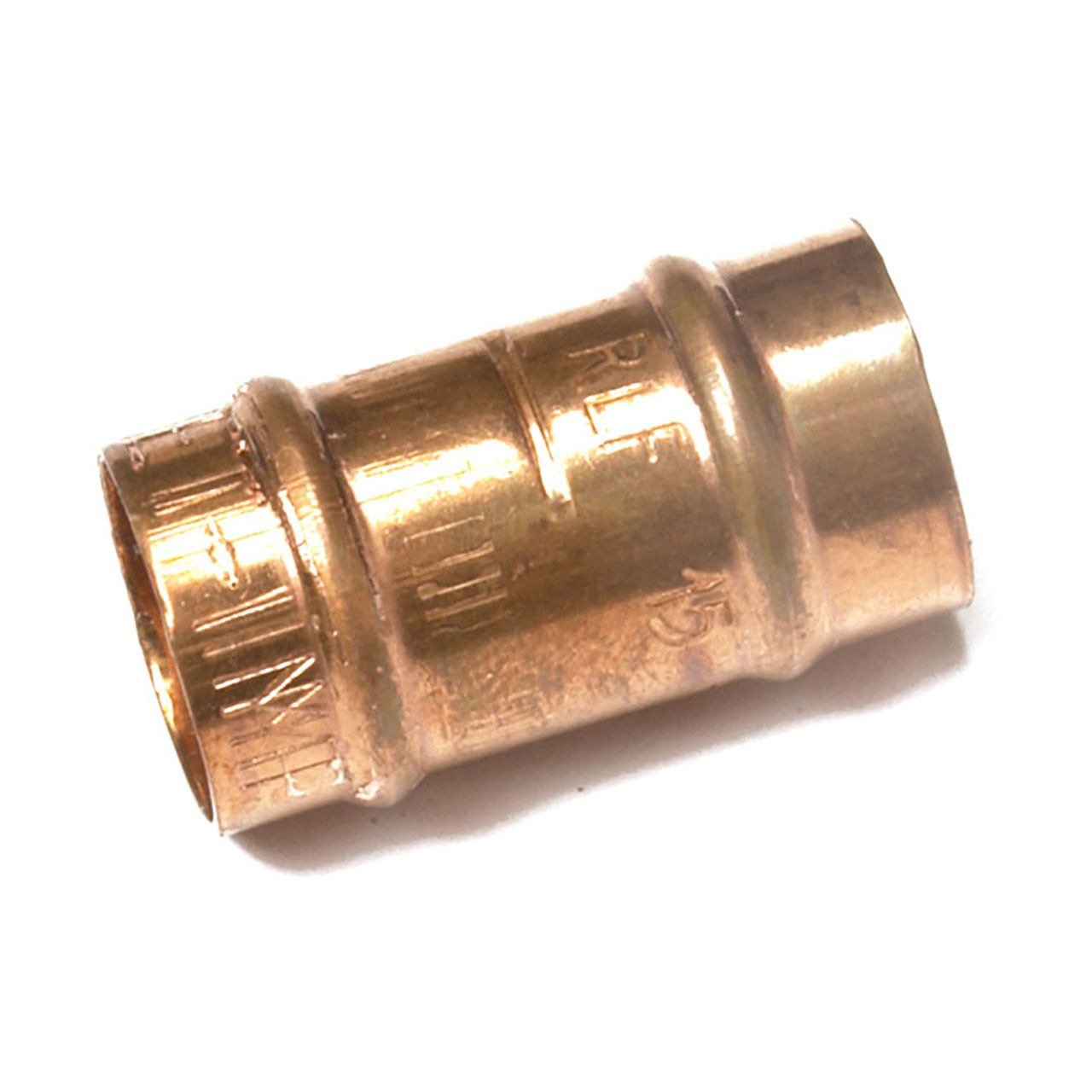 Photograph of Solder Ring Fitting Imperial x Metric Slip Adapter ?" x 22mm