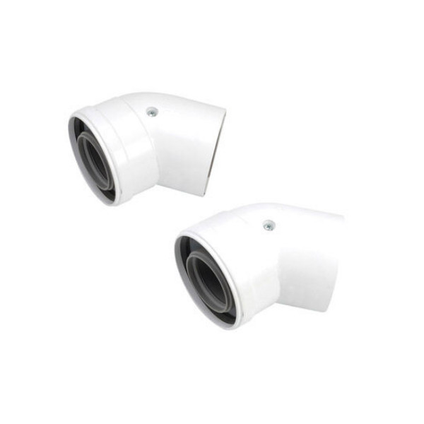 Photograph of Worcester Greenstar Flue Bend 45? Pair