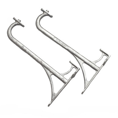 Further photograph of Lecico Towel Rail Brackets (Pair)