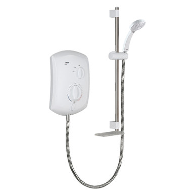 Further photograph of Mira Jump Electric Shower 8.5kW White/Chrome