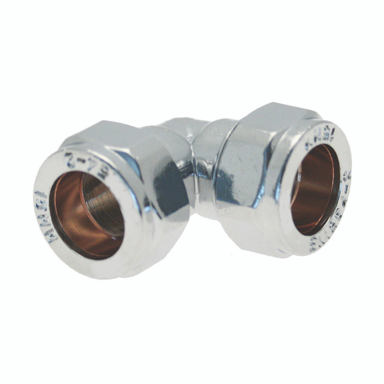 Photograph of Compression Fitting Elbow 15mm Chrome