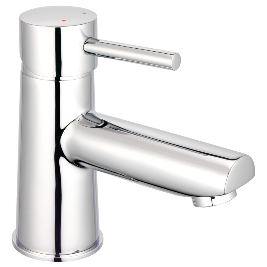 Photograph of KI Mini Mono Basin Mixer with Click Waste