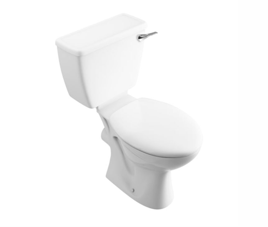 Photograph of Trade Close Coupled Toilet Pan & 6/4L Cistern without Seat (Boxed)