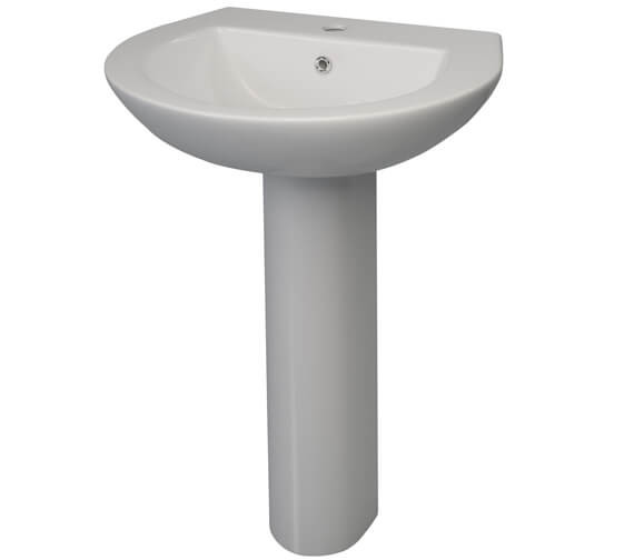 Photograph of Trade Combination 550mm (1 Taphole) Basin and Pedestal