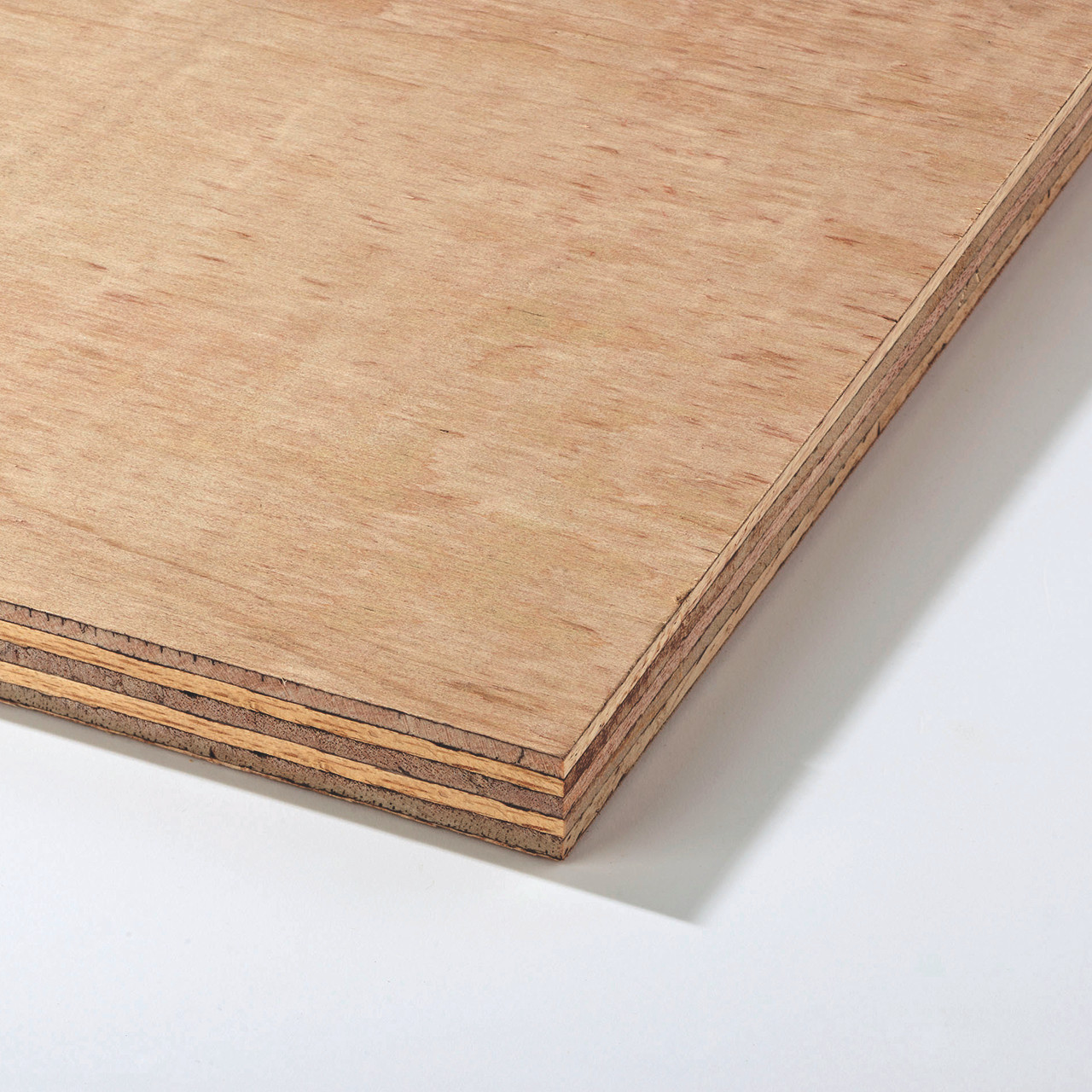 Photograph of Far Eastern Hardwood Faced Plywood 2440 X 1220 X 6mm (5.5mm)