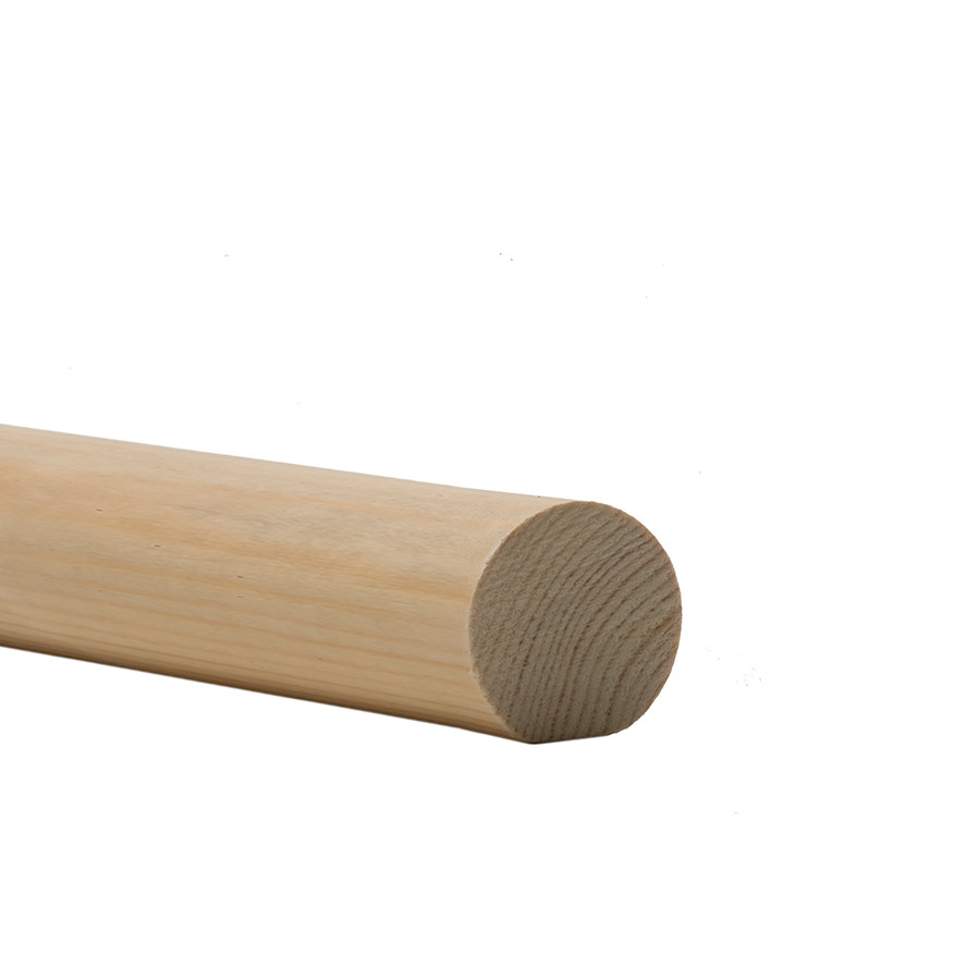 Photograph of 50mm x 50mm Softwood Mopstick Handrail