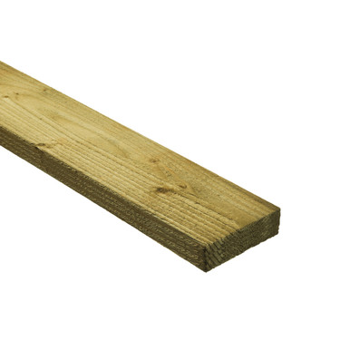 47mm x 100mm Rough Sawn Carcassing Green Treated