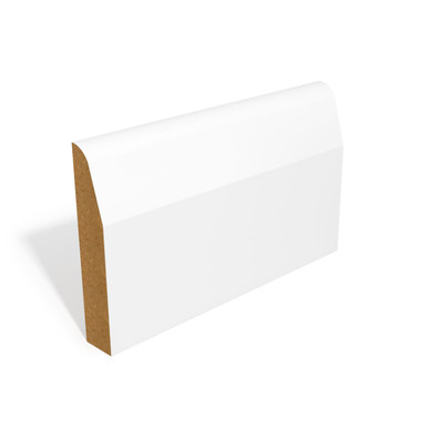 Further photograph of Chamfer & Round MDF Skirting Primed 15 x 94mm