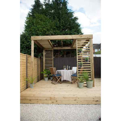 Further photograph of Dining Pergola 2800mm x 3040mm x 2440mm Home Delivered