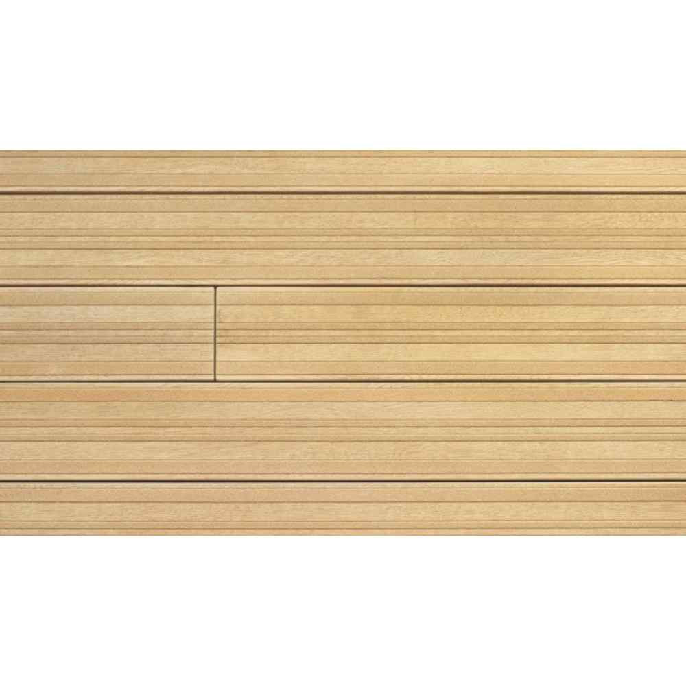 Photograph of Millboard Lasta Grip Composite Decking Board Golden Oak 32mm x 200mm 3.6m