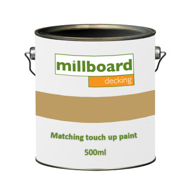 Further photograph of Millboard Touch Up Paint Golden Oak 500ml