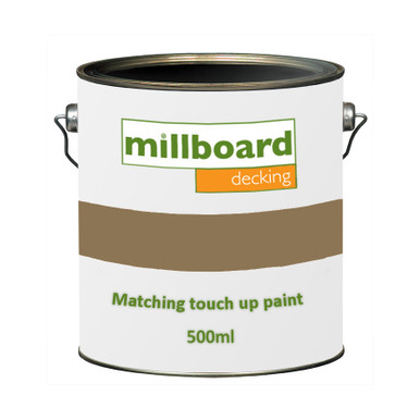 Further photograph of Millboard Touch Up Paint Vintage Oak 500ml