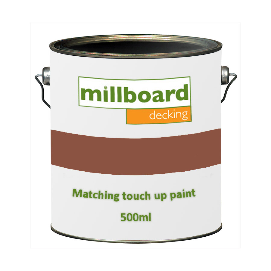 Photograph of Millboard Touch Up Paint Jarrah 500ml