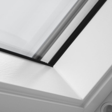 Further photograph of VELUX 940mm x 1400mm White Painted Finish Centre Pivot Roof Window GGL PK08 2070