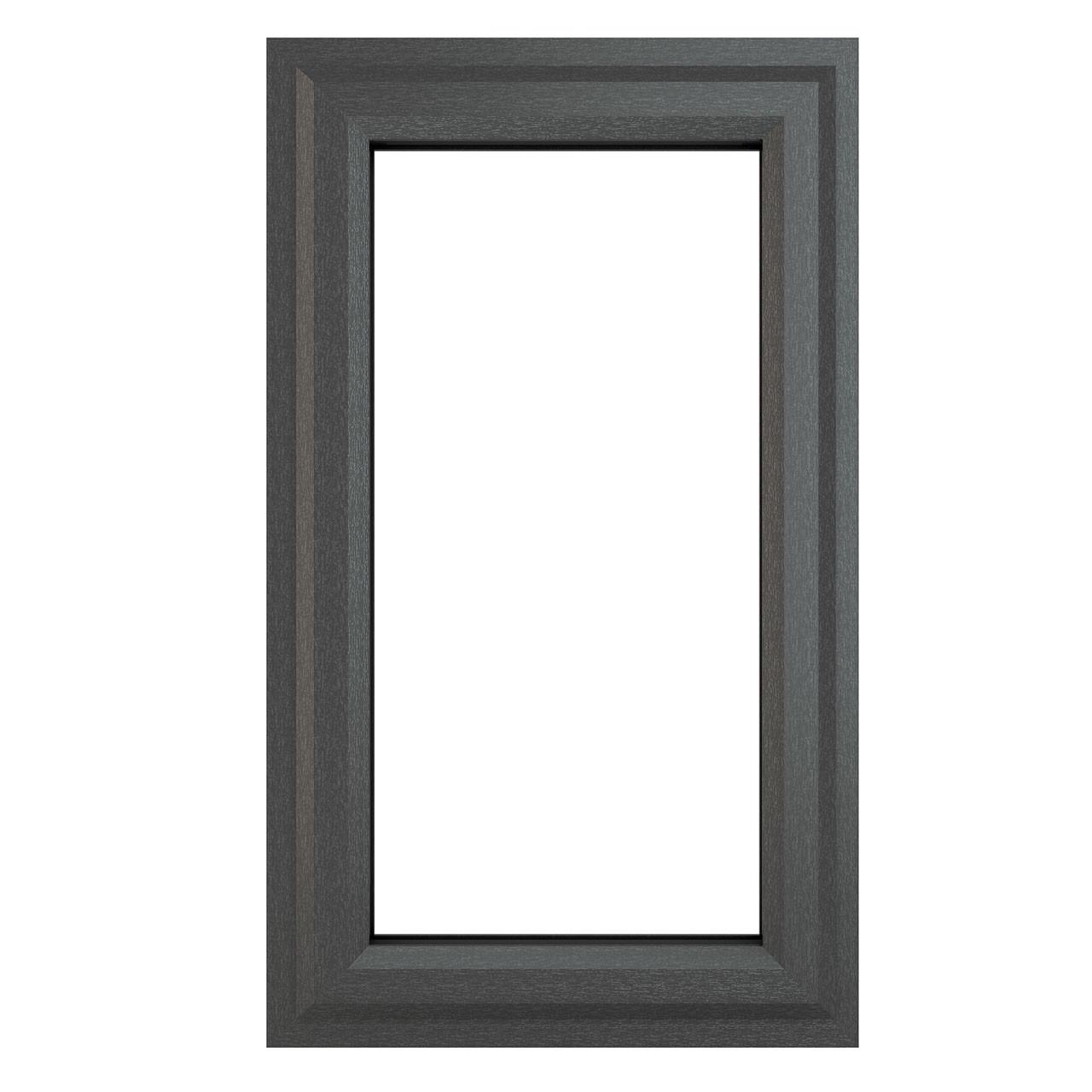 Photograph of Crystal Grey uPVC Casement Window Left Hand Side Opening 610mm x 1040mm