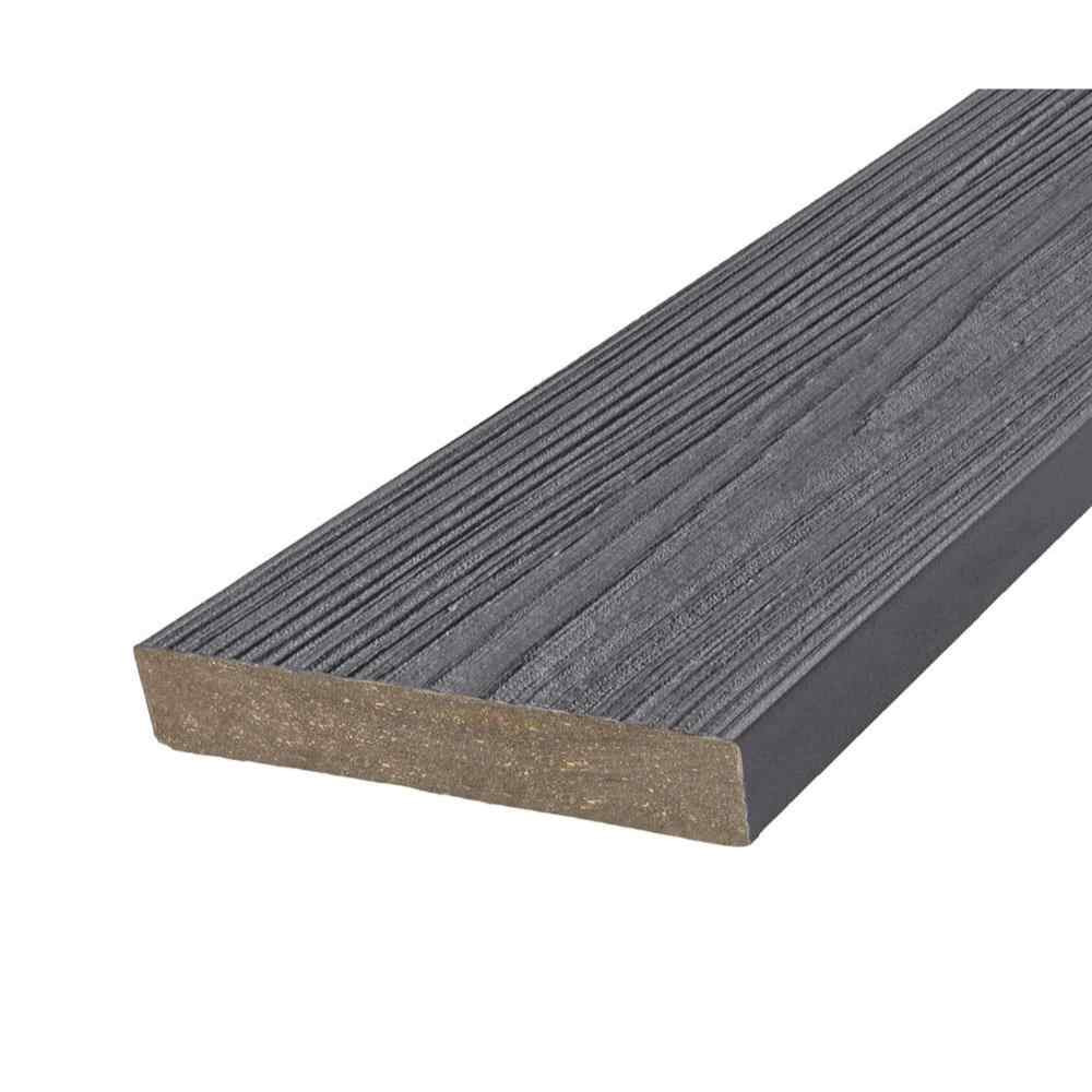 Photograph of Eva-Last Infinity HD S/E BPC Decking Board Mossel Bay Grey 20mm x 140mm x 4.8m