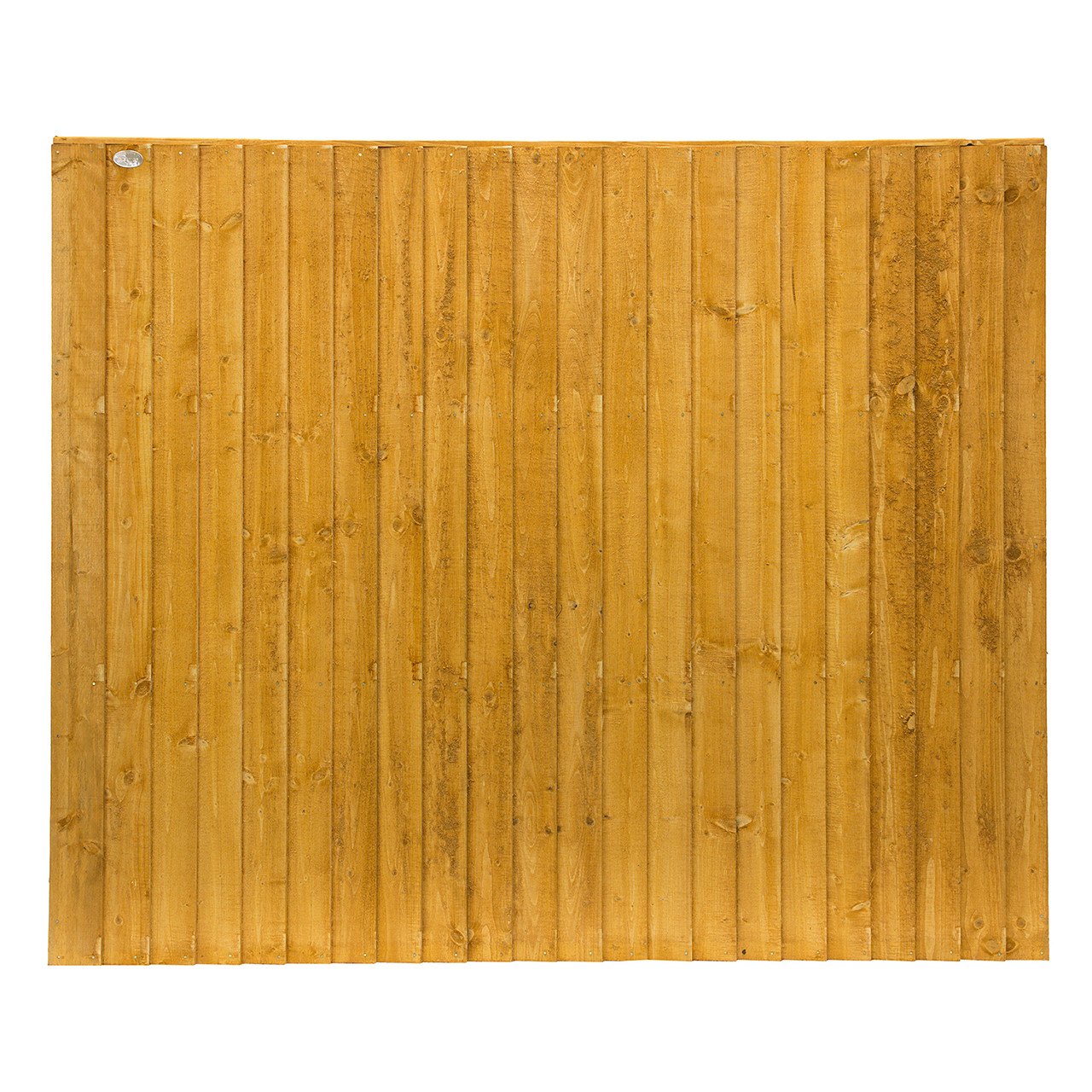 Photograph of Standard Featheredge Panel Golden Brown 1143mm x 1830mm (3'9 x 6')