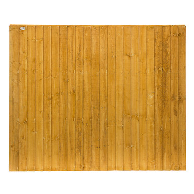 Standard Featheredge Panel Golden Brown 1143mm x 1830mm (3'9 x 6')