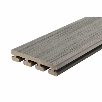 Eva-Last I-Series Decking GRV 2S Pewter 25.4mm x 135mm 4.8m