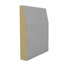 White Primed MDF Chamfer Skirting 18 x 119 x 4400mm