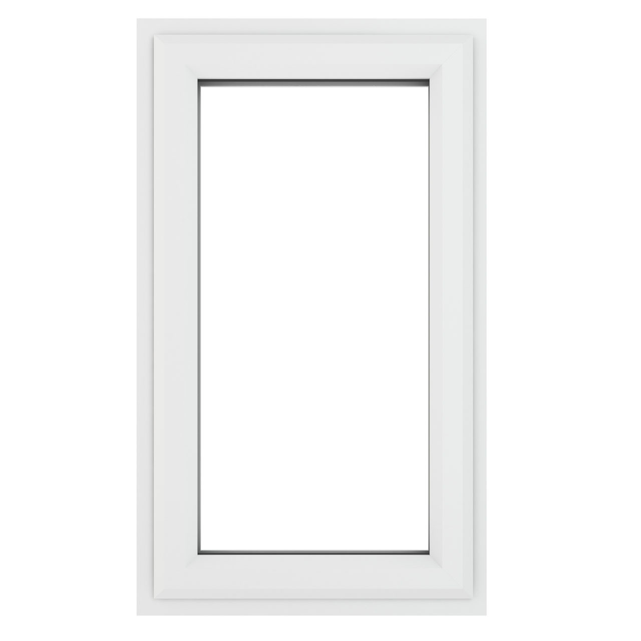 Photograph of Crystal White uPVC Casement Window Right Hand Side Opening Opening 610mm x 1115mm