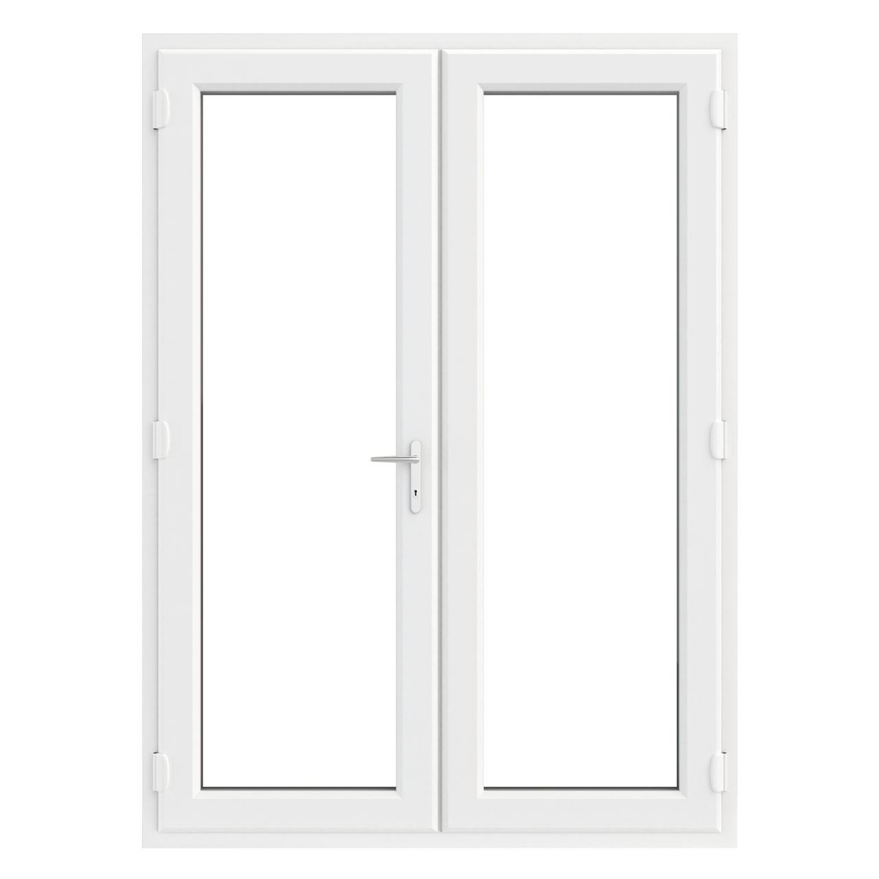 Photograph of Crystal White uPVC French Door Set 1490mm x 2055mm