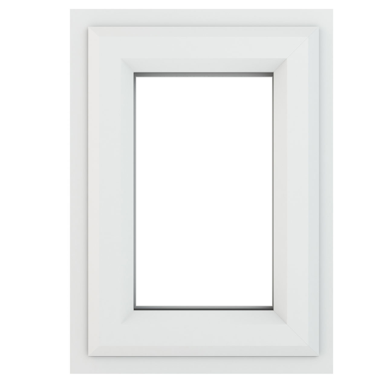 Photograph of Crystal White uPVC Top Opening Window 610mm x 610mm