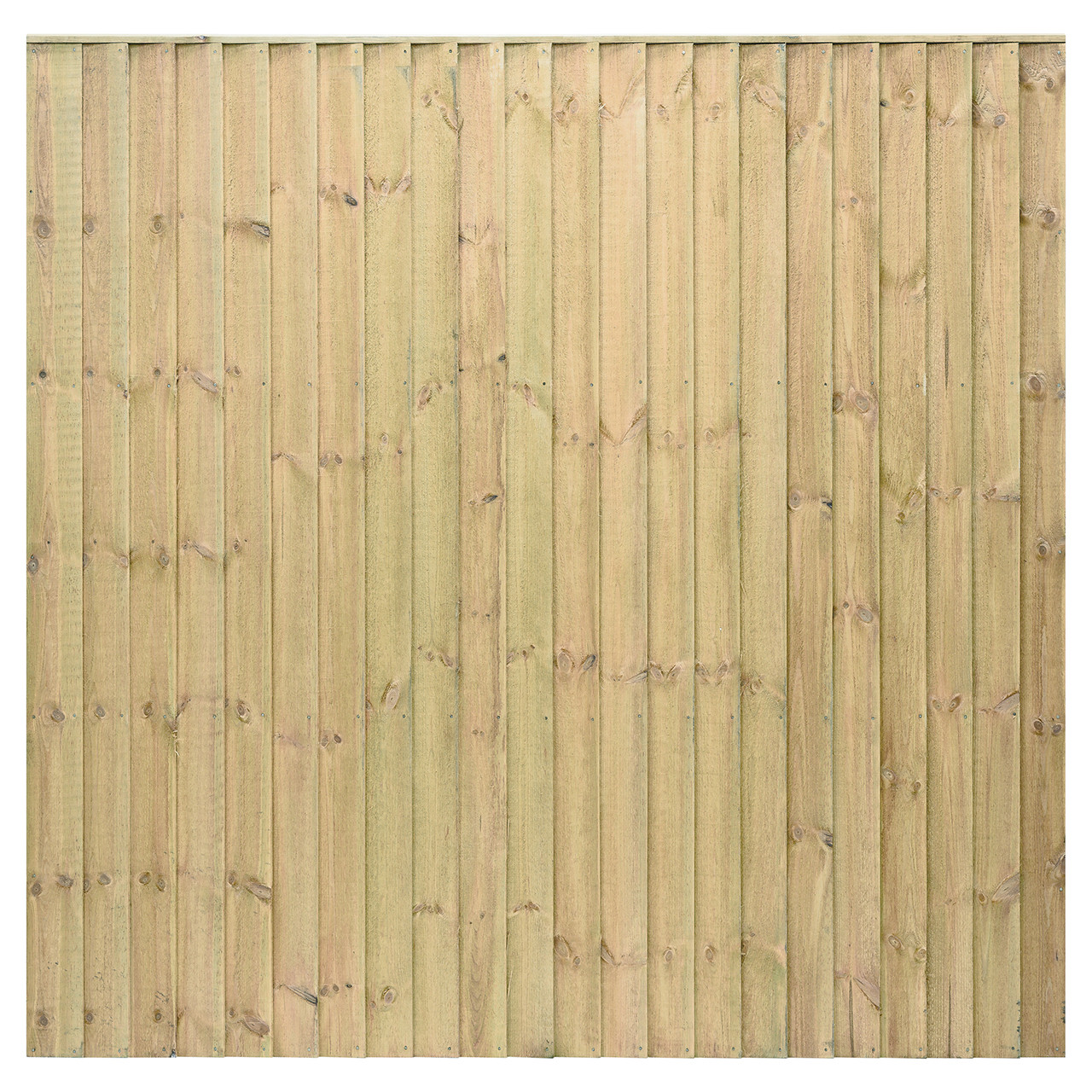 Photograph of Standard Featheredge Panel Green 1524mm x 1830mm (5' x 6')