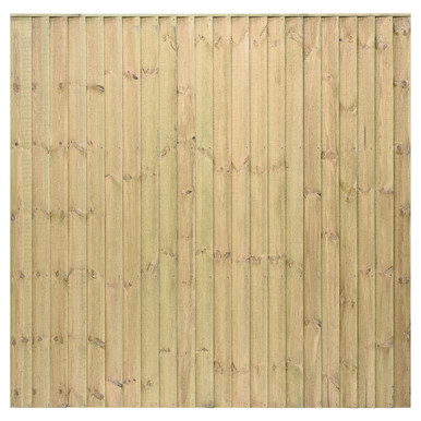 Standard Featheredge Panel Green 1524mm x 1830mm (5' x 6')