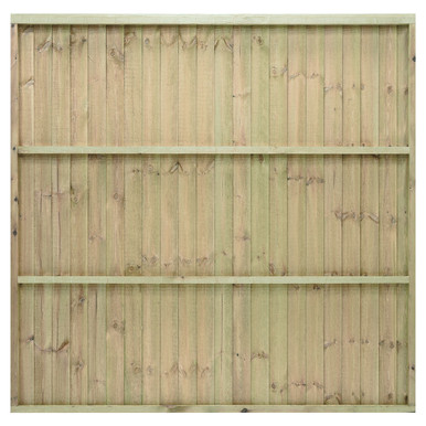 Further photograph of Standard Featheredge Panel Green 1524mm x 1830mm (5' x 6')