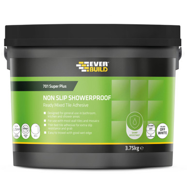 Everbuild 701 Superplus Non Slip Tile Adhesive 3.75kg/2.5Ltr product image