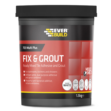 Everbuild 703 Fix & Grout Tile Adhesive 1.5kg/1Ltr product image