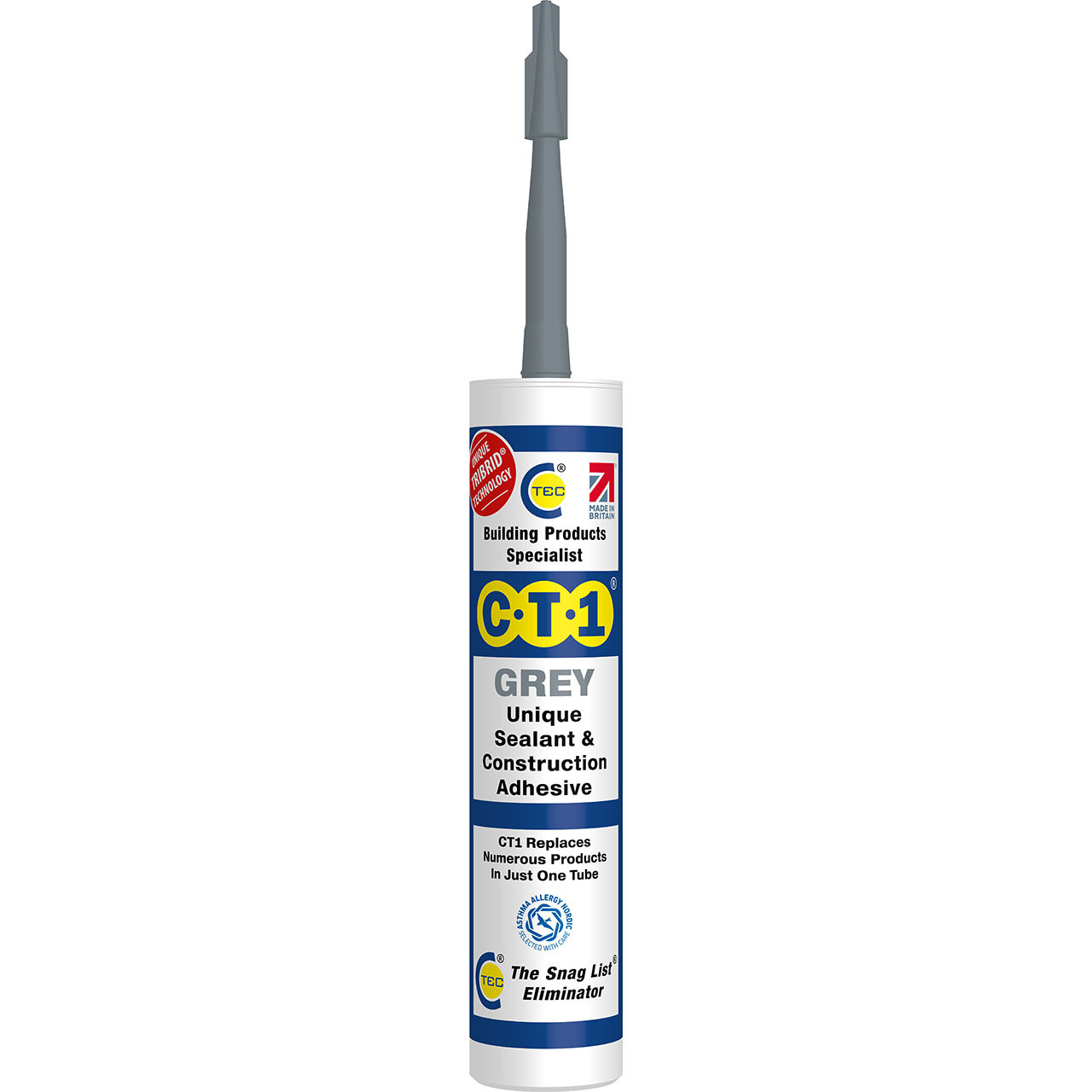 Photograph of CT1 Sealant & Construction Adhesive 290ml Grey