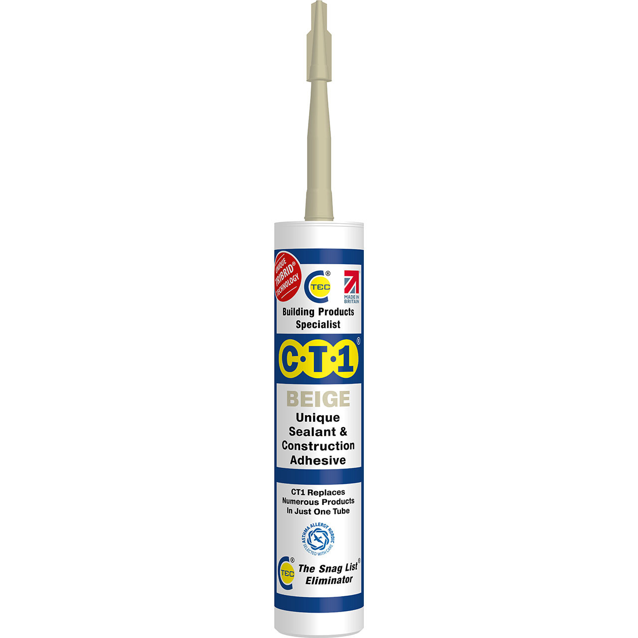 Photograph of CT1 Sealant & Construction Adhesive 290ml Beige