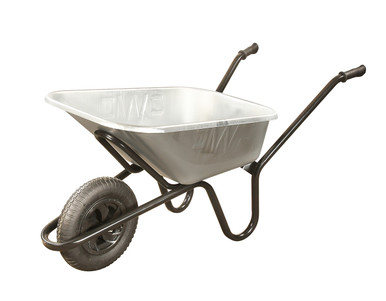 Walsall Invincible 120L Galvanised Pneumatic Wheelbarrow product image